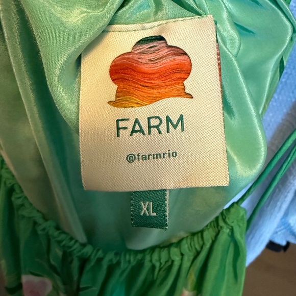 Farm Rio Green Floral Vibing Maxi Dress - Picture 9 of 10